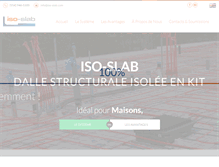 Tablet Screenshot of iso-slab.com